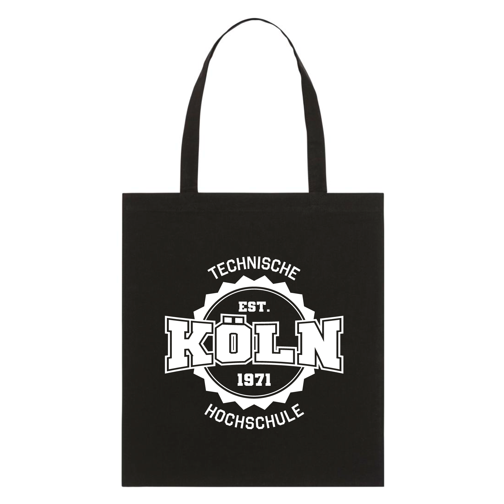 Baumwolltasche, schwarz
