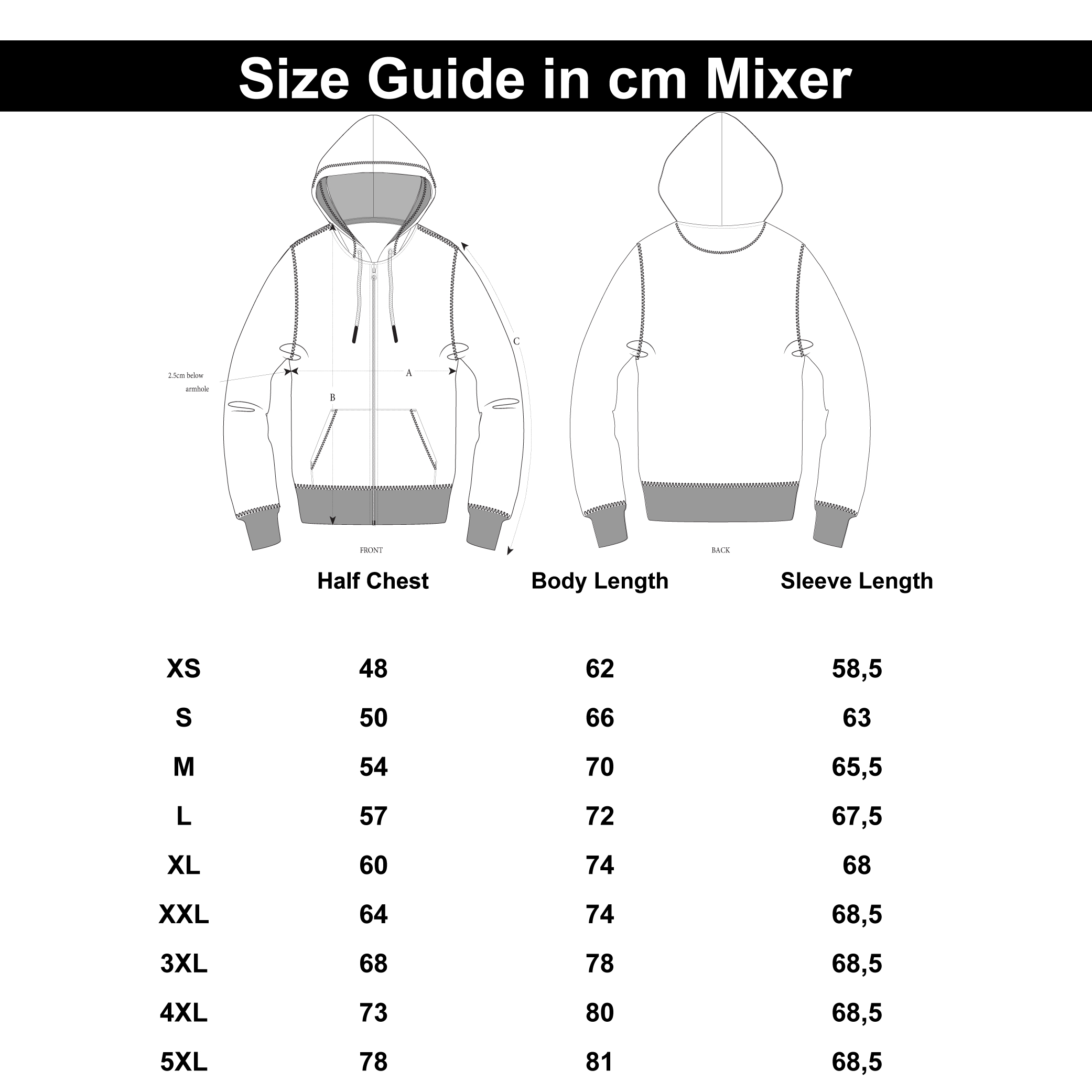 Zipp-Jacke, grau